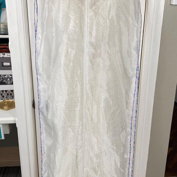 LoveShackFancy Faraway Fancy Noni White Swiss Dot Sheer Maxi Dress Size 4 NWT - Picture 8 of 13